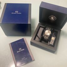 GS グランドセイコー SEIKO セイコーSBGV221/9F82-0AF0 デイト クォーツ メンズ腕時計 実働　美品_画像10