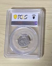 レオポルト1世　神聖ローマ帝国　1694年　銀貨　MS62 PCGS　オーストリア　3クロイツァー　アンティークコイン_画像3