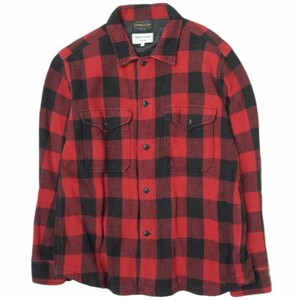 PENDLETON x FREAK'S STORE ペンドルトン フリークスストア 別注 ブロックチェックCPOシャツジャケット 173-1006 M RED ネルシャツ g14262