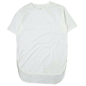 ADAWAS アダワス 日本製 JERSEY ROUND HEM T S/S ジャージーラウンドヘムTシャツ ADWS-008-11 Free ホワイト 半袖 ベーシック g14427