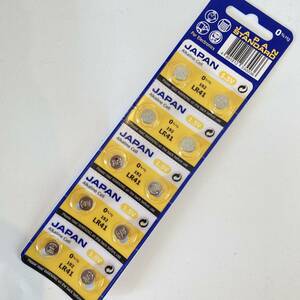 日立マクセル ボタン電池 LR41 アルカリ電池 国内メーカーマクセル 1シート(10個入り) ①