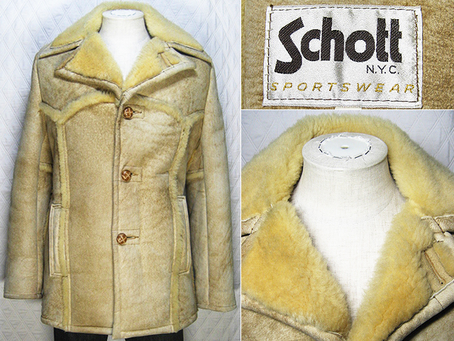 ヤフオク! -schott ランチコートの中古品・新品・未使用品一覧 買取格安 ショット ランチコート ムートン レザージャケット