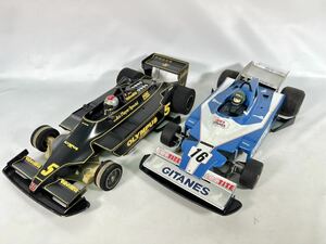 【売り切り】【中古品】【現状品】TAMIYA タミヤ JPS ロータス 79 競技用 スペシャル 等 電動ラジコン 車体まとめ売り