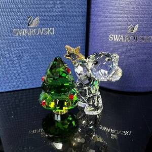 ★レア★ 2018年限定 Swarovski スワロフスキー クリスマスツリー クリスベア クマ 熊 クリスマス 星