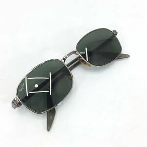 5505-60【 Ray-Ban 】 レイバン サングラス Ｂ&Ｌ W2189 カーキ グレー色系 × シルバー 本体のみ