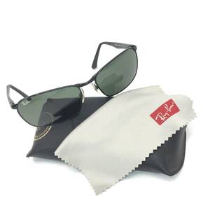 5615-60【 Ray-Ban 】 レイバン サングラス 眼鏡 アイウェア RB3534 62口17 135 ブラック グリーン ケース付き