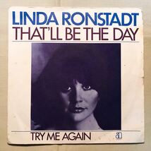 ◆フランスORG◆ LINDA RONSTADT / THAT'LL BE DAY ◆貴重ジャケット付き/BUDDY HOLLYカバー/リンダ・ロンシュタット_画像1