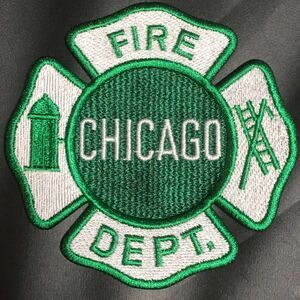 CFD シカゴ消防局　ワッペン　グリーン