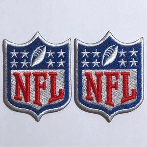 NFL ロゴ ミニサイズ ２枚セット ワッペン