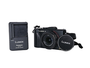 Panasonic LUMIX DMC-LX5 パナソニック ルミックス コンパクトデジタルカメラ デジカメ ブラック バッテリー 充電器付き 難有り 010FMZI74