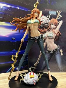 ワンピース ONE PIECE ワンピース ナミ ゼウス 魔法の天候棒 29cm 海外限定 フィギュア