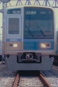 鉄道写真 西武鉄道 6000系 電車 6001 KG判（102mm×152mm）