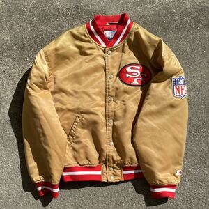 90's STARTER スターター　NFL サンフランシスコ　49ers スタジャン　Lサイズ