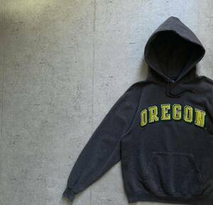 champion チャンピオン カレッジロゴ OREGON プルオーバー パーカーチャコールグレー M