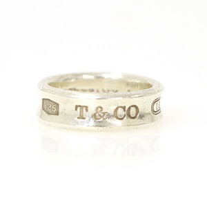 ティファニー Tiffany & Co 1837 ナローリング 925 指輪 15号 #15 ユニセックス【xx】【中古】4000060801100716