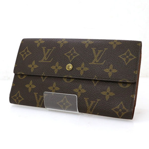 ルイヴィトン LOUIS VUITTON モノグラム キャンバス ポルトトレゾールインターナショナル M61215 長財布 【xx】【中古】4000014801301149