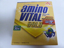 【新品】味の素 アミノバイタル GOLD グレープフルーツ味 粉末 30本入箱 アミノ酸 4000mg BCAA EAA ☆2023H2YO2-MIX10J-494-323_画像1