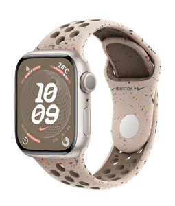 【新品未使用】Apple Watch Series 9 (GPSモデル) - 41mmスターライトアルミニウムケースとデザートストーンNikeスポーツバンド S/M