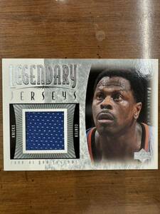 Patrick Ewing Upper Deck ジャージカード Knicks NBA