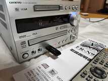 ◆最上位・完動品◆ ONKYO FR-N9NX CD/MD/USB/Tunerアンプ ♪MD搭載最終機種♪リモコン他付属品♪_画像2