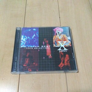 X JAPAN CD X JAPAN BEST~FAN'S SELECTION ベストアルバム YOSHIKI HIDE TOSHI PATA HEATH TAIJI SUGIZO 