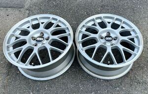 BBS FORGED 17インチ　17x7JJ+55 PCD100 5穴ハブ約56mm 2本セット