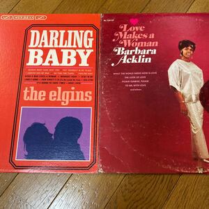 US盤2枚セット The Elgins Barbara Acklin レコード LP