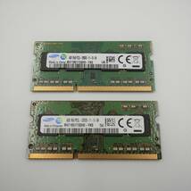 SAMSUNG ノートパソコン用メモリ DDR3L PC3L-12800S 4GBｘ2枚 8GB_画像2