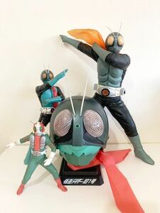 現品セット　仮面ライダー　旧1号　V3 初代　フィギュア　バンプレスト　ソフビ　バンダイ　マスク