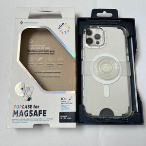 511a0307☆ ポップソケッツ ジャパン PopCase MagSafe Clear 12 Pro Max (マグセーフ クリアー)