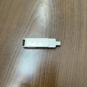 511a0542☆ DETROVA USBメモリ 512GB 2IN1 USB3.0＆Type-C メモリー 大容量 フラッシュメモリ 外付け 容量不足解消 小型 360度回転式