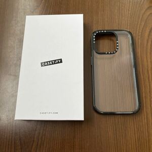 511p1508☆ CASETiFY インパクト iPhone 15 Pro ケース [MIL規格準拠 (4x MIL-STD-810G) / 2.5mからの落下試験をクリア] - クリア ブラック