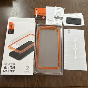 511p1837☆ Spigen AlignMaster ガラスフィルム Sony Xperia 1 IV 用 ガイド枠付き ソニー Xperia 1 iv 対応 保護 フィルム