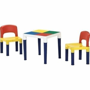 Бесплатная доставка / Специальная цена Набор из 4 столов и стульев со 100 блоками игрушечный стол развивающие игрушки детский стол детский стол / новый