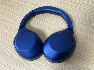【美品】ワイヤレスノイズキャンセリングステレオヘッドセット WH-XB900N（L） ブルー