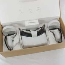 【美品】Meta Quest 2 128GB VR ヘッドマウントディスプレイ ヘッドセット メタクエスト2 オキュラスクエスト2 Oculus 本体_画像2