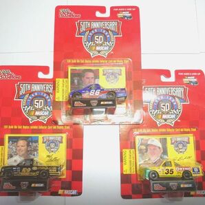 NASCAR 1/64 1998 50周年 トラック ミニカー 3台セット