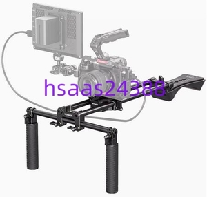NEEWER ショルダーリグキット 16"/40cm 拡張版 15mmロッド サポートシステム カメラスタビライザー SR004