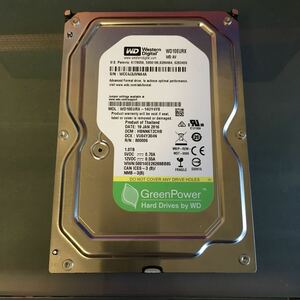 Western digital WD10EURX 1TB 3.5インチ内蔵HDD [1824回10803時間][正常]判定品 AVコマンド 対応 フォーマット済み①