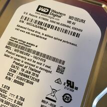 Western digital WD10EURX 1TB 3.5インチ内蔵HDD [1824回10803時間][正常]判定品 AVコマンド 対応 フォーマット済み①_画像2