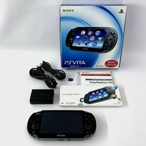 PlayStation VITA PCH-1100 ブラック+16GBメモリーカード プレイステーションヴィータ/SONY/店頭/他モール併売《ゲーム・山城店》A1960