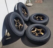 スタッドレスタイヤホイールセット ジムニー専用 ハンコック RW08 175/80R16 4本セット 1台分_画像5