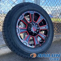 取付ナット付き♪即納 スタッドレス 200系ハイエース 車検対応 タイヤホイールセット SAILUN COMMERCIO ICE 215/65R16 DeathRock 16インチ_画像5