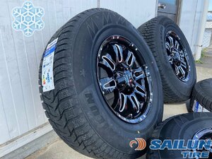 即納 スタッドレス プラド ハイラックス サーフ FJ H3 パジェロ タイヤ ホイールセット SAILUN WST3 265/70R17 265/65R17 4本セット 1台分