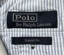 ● Polo Ralph Lauren ポロ ラルフローレン ● ロゴ ラベル ストレート コットン パンツ ネイビー W30 L30_画像6