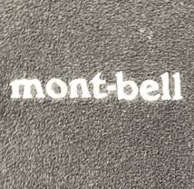 ■ mont-bell モンベル ■ ロゴ 刺繍 シャミース ハイネック フリース セーター ブラック M_画像5