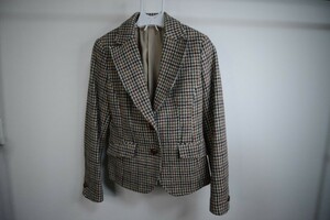 HARRIS TWEED ハリスツイード ユニクロ　テーラードジャケット（中古）サイズ　M