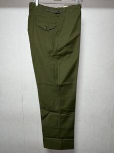 DEAD STOCK M-1951 US ARMY M-51 W BACK POCKET WOOL FIELD TROUSERS zipper fly MEDIUM LONG green olive 