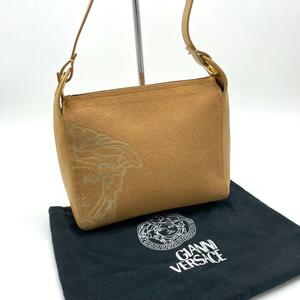 超美品 VERSACE　ヴェルサーチ　ハラコ　ショルダーバッグ　メデューサ