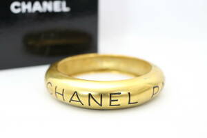 5K1909[ genuine article guarantee ] Chanel bangle bracele Gold te Caro goCHANEL PARIS 94A VINTAGE